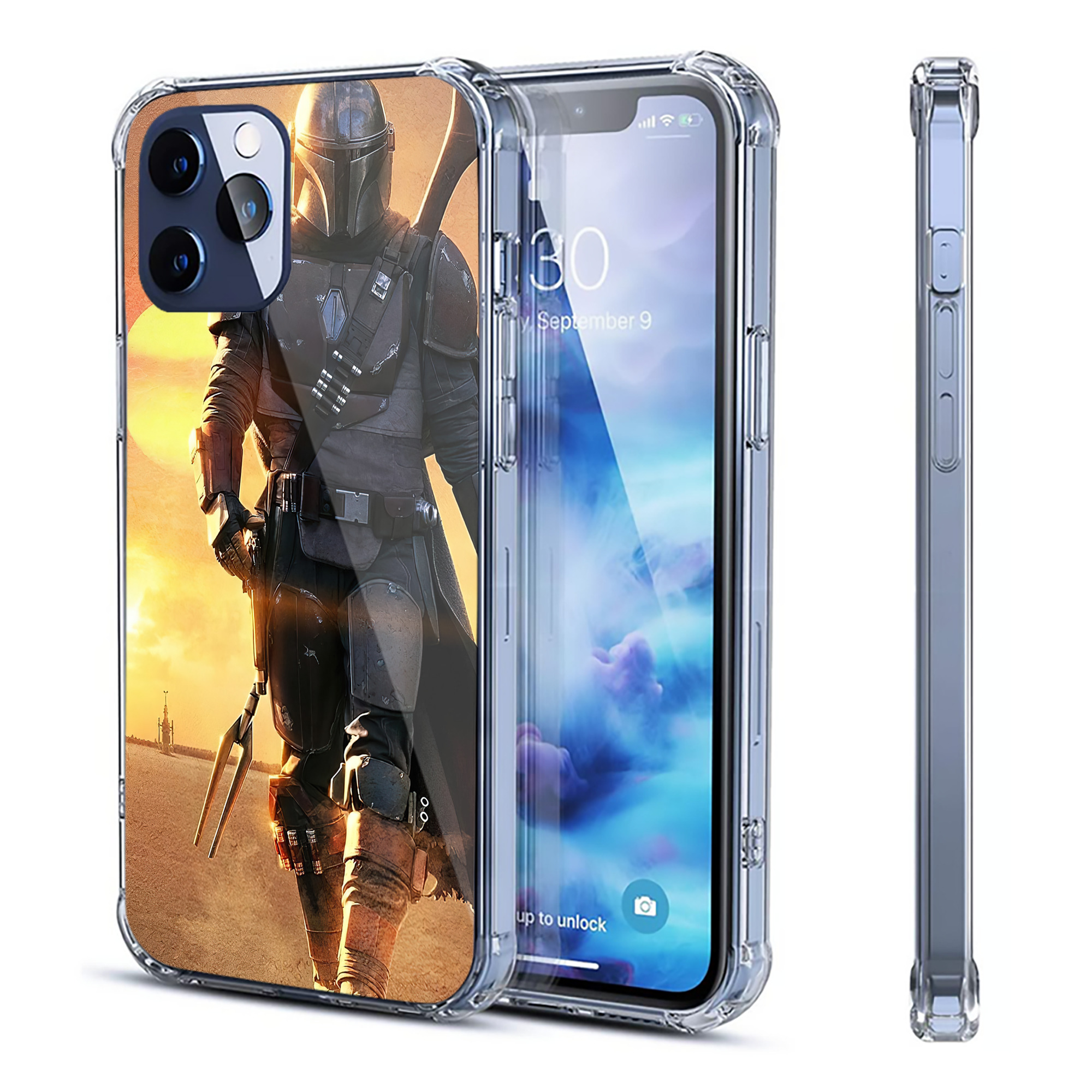 （画像用） スター・ウォーズ Star Wars 【iPhone 12シリーズ対応】透明スマホケース（クリアソフトケース）